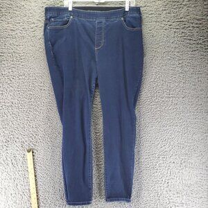 Maurices Jeans Womens 20W Blue Stretch Classic Fit Denim Mid-Rise Skinny